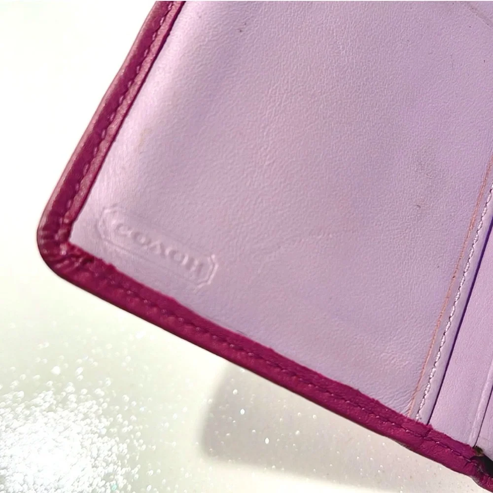 Pink coach wallet vintage ergo - Picture 7 of 10